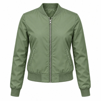 Blouson Bomber Grande Taille pour Femmes, Service OEM, Blousons Bomber pour Femmes les Plus Vendus, Coupe-Vent Respirant, Design de Logo Personnalisé