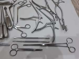 Ensemble avancé de 35 instruments chirurgicaux orthopédiques pour laminectomie, revêtement noir, qualité supérieure, par Dentavex - Product Image 3