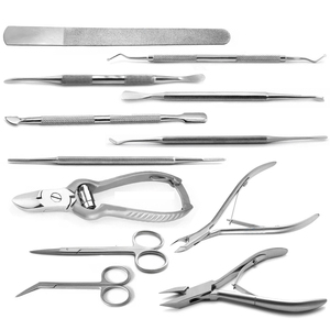 Toenail Removal Set Podiatry Ingrown Cutter Nail Cleaner <b>File</b> Pedicure Foot Care Tools Surgical Podiatry Instruments Sets - Product Image 1