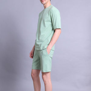 Nouvel ensemble deux pièces décontracté pour homme : T-shirt respirant en coton à manches courtes et short assorti – Collection été 2026 - Product Image 5