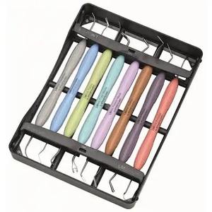 Dental Surgical Instruments Kit With Padded Handles Multiple Colors CE Certified Class I Manual <b>Tools</b> Shuja Surgico - Product Image 5