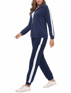 Custom Women Sublimation Tracksuit Premium Athletic Jacket and <b>Jogger</b> Pants Set with Breathable Moisture Wicking Fabric - Product Image 6
