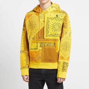 Sweat à capuche personnalisé pour homme, en polaire polyester imprimé par sublimation, respirant, pour le sport et les activités, collection Hiver 2026 - Product Image 2