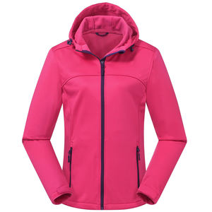 Chaqueta Cortavientos de Alto Rendimiento para Exteriores, Impermeable, Manga Larga, Cierre Frontal, Chaqueta Softshell, Lona Lisa Teñida, Unisex, Servicio OEM - Product Image 1