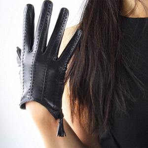 Guantes de seguridad de cuero tejido de alta durabilidad, resistentes al viento, con detección de agujas, unisex, casuales, para viaje, de invierno, de alta resistencia, lisos - Product Image 5
