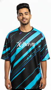 Camiseta Moderna de Gran Tamaño con Sublimación, Estilo Urbano para Hombre, Corte Regular, Ropa Casual de Moda, Poliéster/Algodón, Transpirable, de Secado Rápido - Product Image 2