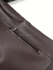 Chaqueta de moda de cuero de alta calidad para hombre, el mejor diseño con nuevos estilos personalizados, chaqueta de precio de venta caliente para hombre - Product Image 5