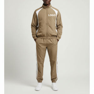 Conjuntos de Sudadera con Capucha de Nylon/Poliéster Hechos a Medida OEM, Estilo Urbano con Paneles de Bloques de Color, Chaqueta Cortavientos Ligera con Logotipo Personalizado - Product Image 1