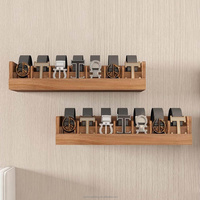 Présentoir Organisateur en Bois Écologique à 7 Compartiments, Lavable et Facile à Assembler, pour Magasin et Rangement