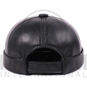 Leather <b>Cap</b> for Unisex Custom <b>Vintage</b> Baseball Hat Waterproof Embossed Finish for Casual Sports Travel Outdoor Winter Activities - Product Image 2