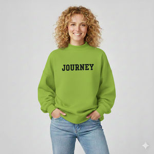 Refined Streetwear Mock Neck Sweatshirt Urban Blend Oversized <b>Layer</b> Comfort Culture High Neck <b>Top</b> Daily Heritage Mock Neck Essen - Product Image 6