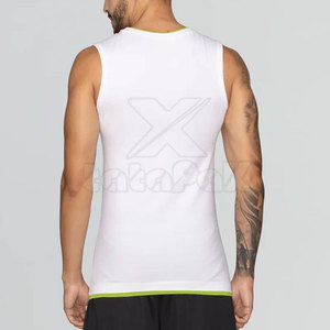 เสื้อกั๊กออกกำลังกายผู้ชายแบบถักน้ำหนักเบา ระบายอากาศได้ดี พร้อมคุณสมบัติการจัดการความชื้นและแห้งเร็วเพื่อการควบคุมอุณหภูมิร่างกายสูงสุด - Product Image 5