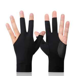 Guantes de Billar Deportivos Elásticos que Absorben el Sudor, Guantes de Snooker Personalizados con 3 Dedos Libres para Carambola, Pool y Snooker - Product Image 3