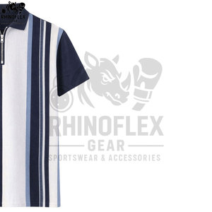 เสื้อยืดคอมเพรสชั่นคอซิป 1/4 สำหรับผู้ชาย ระบายอากาศได้ดี ขายส่งจากโรงงาน มีไซส์ใหญ่ เสื้อครูว์เนคแบบลำลองสำหรับออกกำลังกาย - Product Image 4