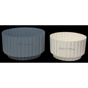 Macetero Clásico de Hierro con Recubrimiento en Polvo, Duradero, Multiusos, para Interiores, con Drenaje - Product Image 1