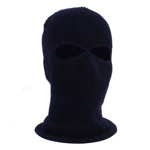 2 Hole Knit Balaclava Hat <b>Winter</b> Full <b>Face</b> Cold Protection Cover Neck Gaiter Balaclavas MADE BY HAIDIIII SPORTS - Product Image 3