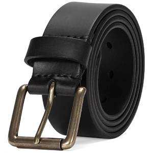 Best quality Custom Designs Men's Genuine Leather <b>Belt</b> , Leather <b>Belts</b> for <b>Work</b> Business Casual - Product Image 1