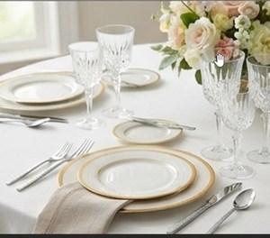 Ensemble de couverts modernes en acier inoxydable avec manche martelé, finition poli miroir, compatible lave-vaisselle, idéal pour les dîners de mariage - Product Image 4