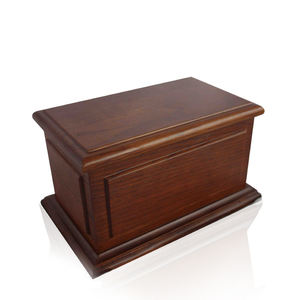 Producto caliente nuevo diseño de madera natural hermosa mascota gato urna cremación urna para cenizas mascotas de alta calidad hecho a mano de Vietnam - Product Image 1