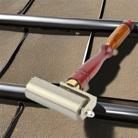 RoofingTool Rouleau en acier inoxydable pour feuille de vinyle stratifié