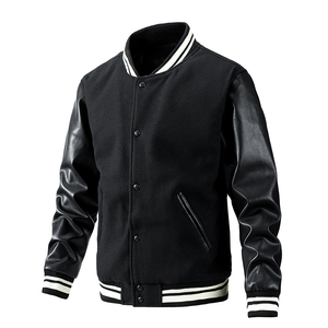 High Quality Breathable Waterproof Canvas Varsity <b>Jacket</b> <b>for</b> <b>Men</b> and Women Custom <b>Baseball</b> Letterman Design - Product Image 1