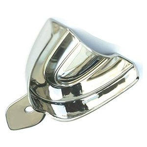 Premium Quality Manual Dental Impression Tray Edge L5 Solid Lower Size XS German Stainless Steel Reusable Perforation Free - Product Image 4