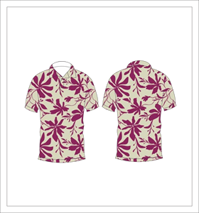 เสื้อโปโลพิมพ์ลายดอกไม้เขตร้อนสำหรับผู้ชาย เสื้อโปโลแขนสั้นลำลองแฟชั่นฤดูร้อน เสื้อกอล์ฟ - Product Image 3