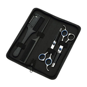 Ciseaux de coiffure professionnels haut de gamme en acier inoxydable pour la coupe de cheveux, kits de salon de coiffure, ciseaux à effiler à pointe émoussée de qualité supérieure - Product Image 6