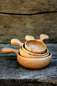 Tazón de Madera Rústico Moderno Tradicional Hecho a Mano para Decoración de Mesa de Comedor o para Guardar Frutas con Aspecto Orgánico - Product Image 2