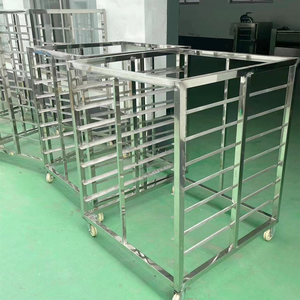 غرفة تدخين أوتوماتيكية تجارية شديدة التحمل من الفولاذ المقاوم للصدأ لسمك النقانق ولحم الخنزير ضوابط الرطوبة الحرارية القابلة للتعديل - Product Image 2