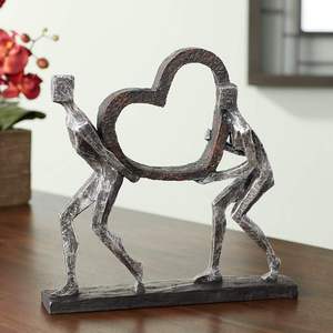 Sculpture contemporaine en aluminium, forme artistique innovante en métal pour une présentation intérieure élégante - Product Image 1