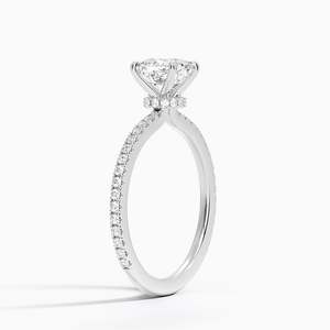 BOJ <b>Ring</b> 048 Cushion Cut 925 Silver Demi Three Quarter Coverage <b>Diamond</b> <b>Ring</b> 2ct D Color VVS1 Moissanite GRA Certified Low Price - Product Image 2