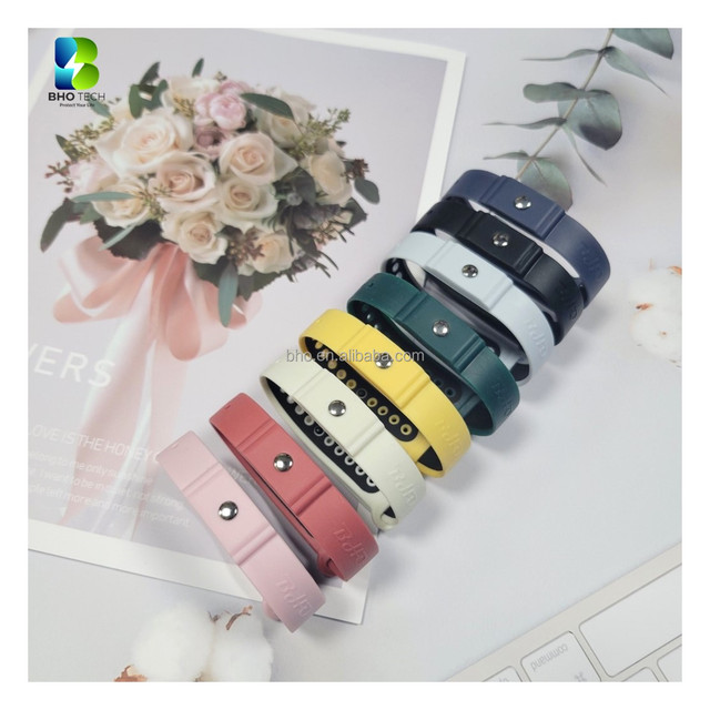 BHO-ESD Magnetic Health & Energy Antistatic Wrist Strap Bracelet ESD Silicone Band BTC-712 TW