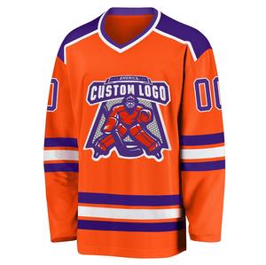 Jersey de Hockey sobre Hielo de Alto Rendimiento, Tejido Transpirable que Absorbe la Humedad, con Nombre de Equipo Personalizado, para Entrenamientos y Partidos Unisex - Product Image 1