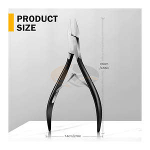 Coupe-ongles à lame droite en acier inoxydable, ouverture large, lame pointue, pour seniors, bébés, ongles épais, soin des ongles des pieds - Product Image 6