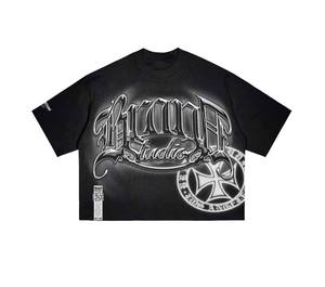 T-shirt Homme Tendance Nouvelle Collection Qualité Premium TAHAD, Lavage Effet Vieilli, Marque Streetwear 100% Coton Coupe Oversize Rétro Unisexe - Product Image 2