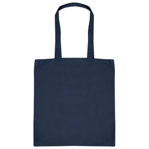 Bolsa de compras de lona de algodón reciclable con diseño personalizado al por mayor, con logotipos. - Product Image 6