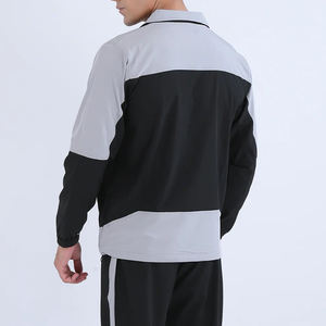 Conjunto Deportivo Casual para Hombre, Chaqueta Cortavientos de Poliéster Elástica en Cuatro Direcciones, Transpirable, Personalizable, para Entrenamiento - Product Image 4