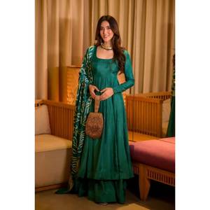 Magnifique robe de soirée et pantalon avec dupatta, taille XS, pour un look époustouflant - Product Image 5