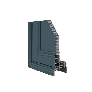 Perfil de Aluminio Serie 108 para Puertas y Ventanas con Arquitrabe Integrado 6063 T5, Marco con Acabado de Madera de Lujo, OEM y ODM - Product Image 6