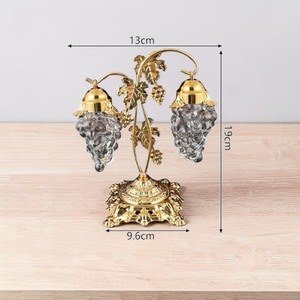 Dispensadores de Condimentos Duraderos para Cocina, Juego de Saleros con Diseño de Uva de Cristal y Tapa Metálica, Utensilios Metálicos para Hierbas y Especias - Product Image 5