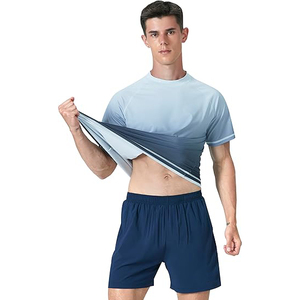 High Quality 100% Cotton Heavyweight Plain Tee Shirts For Men Crew Neck <b>Dropshipping</b> Wholesale Factory Europe - Product Image 6