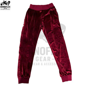 Survêtements en velours épais pour hommes, 2 pièces, col rond zippé, logo personnalisé en gros - Product Image 5