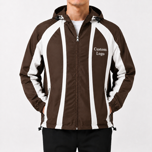 Veste coupe-vent en toile à capuche RINGMODE Gears, couleur personnalisée, écologique, imperméable, séchage rapide, légère, en nylon, unisexe - Product Image 3