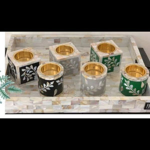 Porte-encens artisanal en nacre, brûleur de bakhoor, article le plus vendu - traditionnel - décoration de maison de luxe - Product Image 1