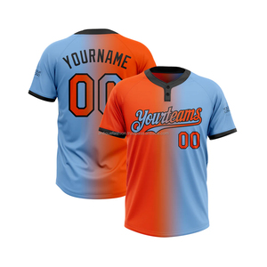 เสื้อเบสบอลซอฟต์บอลแห้งเร็ว ระบายอากาศได้ดี สำหรับผู้ใหญ่ทุกเพศ  ออกแบบสีได้ตามต้องการ คุณภาพพรีเมียม ผลิตจากโพลีเอสเตอร์ 100% ทรงคอกลมแบบโบราณ - Product Image 1
