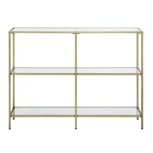 Compact Industrial Iron Console <b>Table</b> with Rock Slab Edge <b>Folding</b> System for Space Saving Furniture Solutions - Product Image 5
