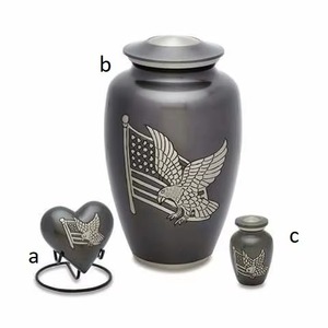 <b>Memorial</b> Keepsake Cremation Urns Elegant Design Metal Coffin Urns for Human Body Adult Ashes Supplier From India - Product Image 6
