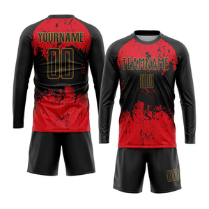 Tenue de football athlétique personnalisable imprimée, 100 % polyester, conçue pour les matchs intenses, offrant une durabilité accrue - Product Image 6