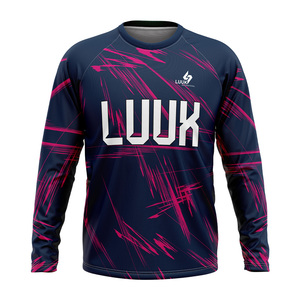 Camiseta Deportiva Personalizada para Hombre, Corte Regular, 100% Poliéster, Transpirable, Antibacteriana, Manga Larga, Secado Rápido, Impresión Personalizada - Product Image 4